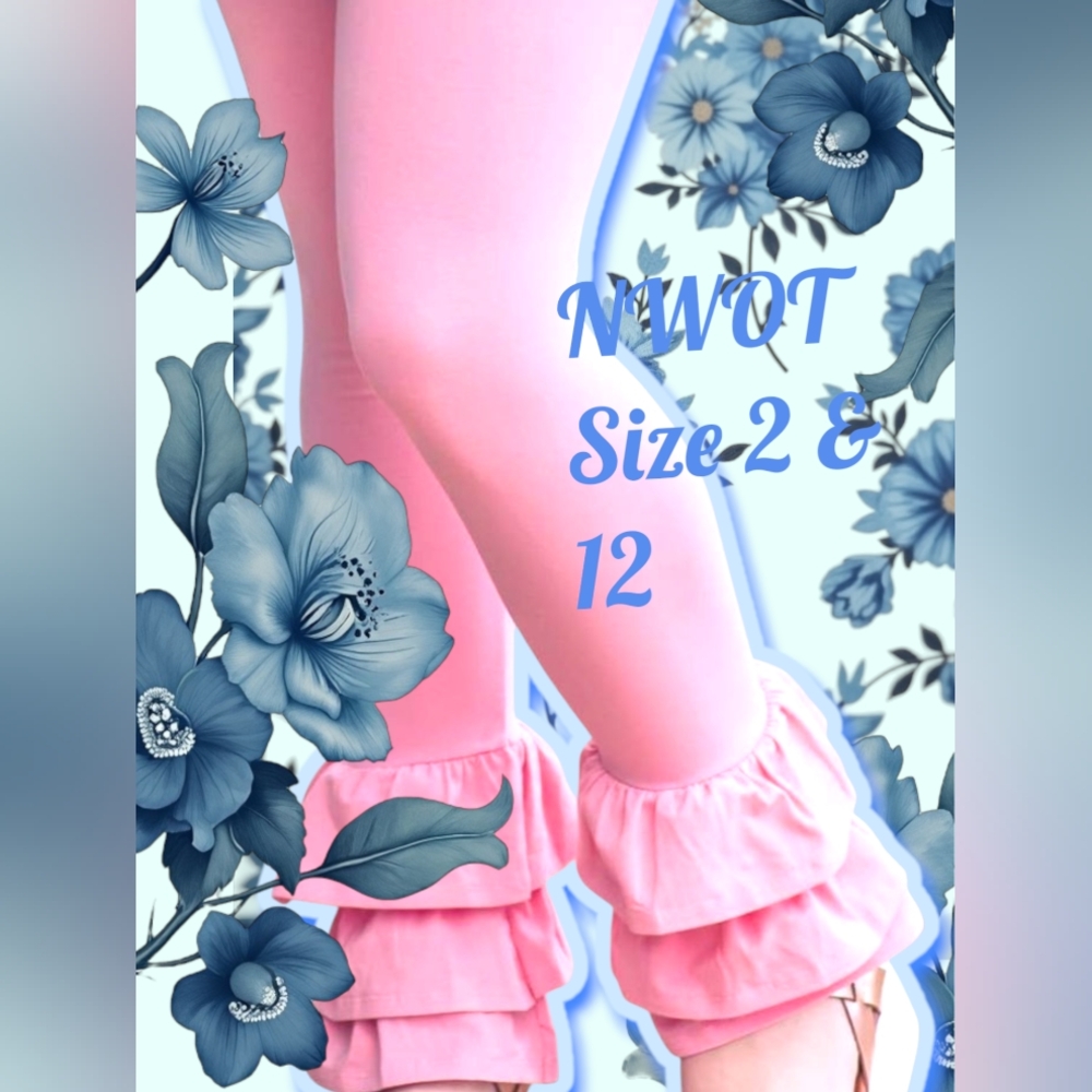 Icing Ruffle leggings pink